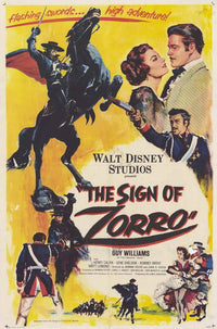 The Sign of Zorro Movie Poster Print - 11 x 17