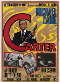 Get Carter Movie Poster Print featuring iconic action film artwork