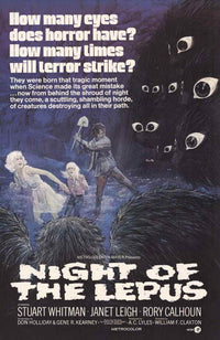 Night of the Lepus Movie Poster Print - Classic Horror Art