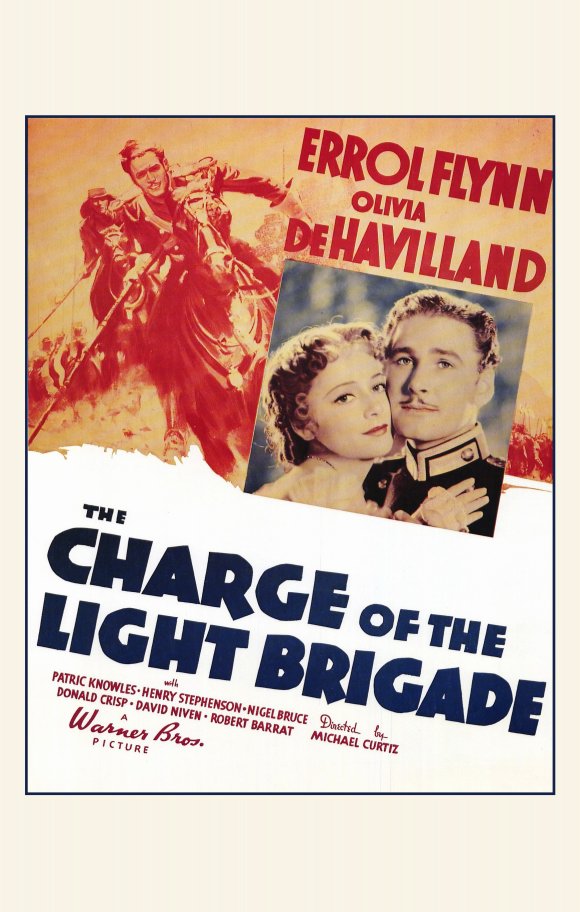 The Charge of the Light Brigade movie poster print showcasing historical drama.