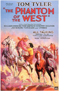 Phantom of the West Movie Poster Print showing vibrant colors and classic design.