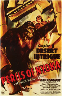 Perils of Nyoka Movie Poster Print showcasing classic cinema adventure.