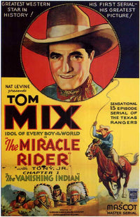 The Miracle Rider Movie Poster Print showcasing classic Western film art.
