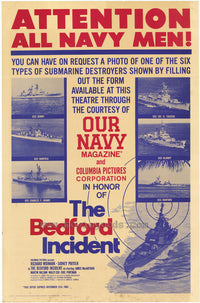 Bedford Incident Movie Poster Print showcasing classic cinematic art.