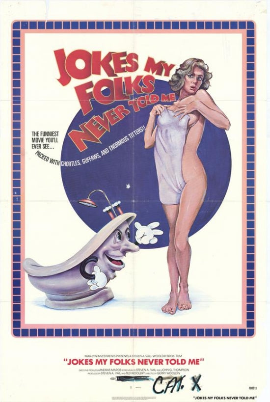 Jokes My Folks Never Told Me Movie Poster Print showcasing classic comedy.