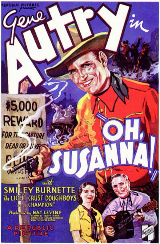 Oh Susanna! movie poster print showcasing classic film art.