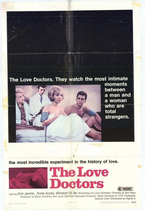 The Love Doctors Movie Poster Print featuring romantic comedy theme.