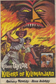 Killers of Kilimanjaro Movie Poster Print featuring vibrant colors and thrilling visuals.
