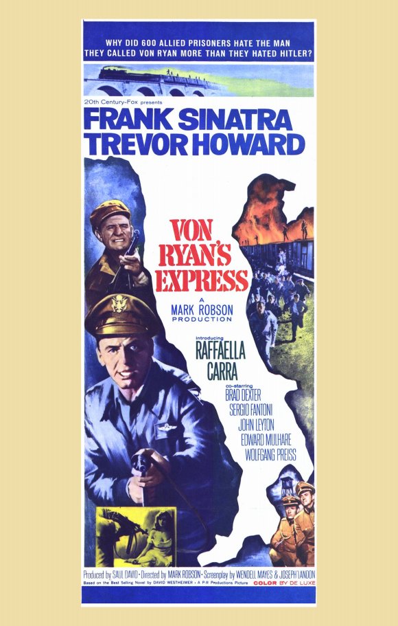Von Ryan's Express Movie Poster Print featuring iconic film art.
