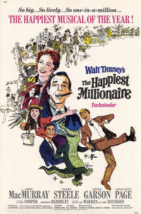 The Happiest Millionaire Movie Poster Print - 11x17