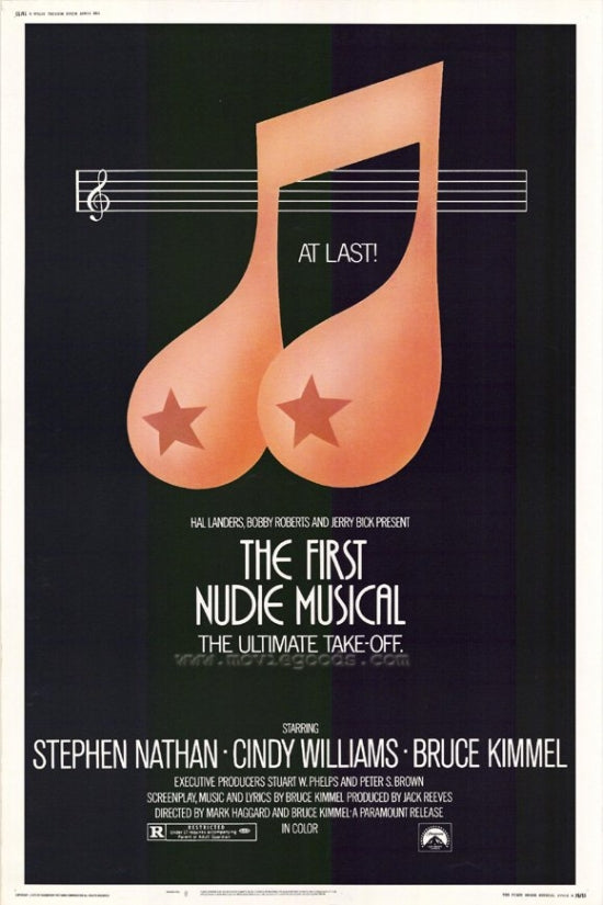 The First Nudie Musical Movie Poster Print showcasing vibrant colors and iconic imagery.