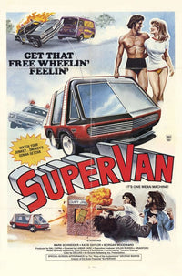 Supervan Movie Poster Print featuring classic film artwork.