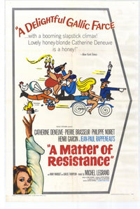 A Matter of Resistance Movie Poster Print showcasing striking visuals.