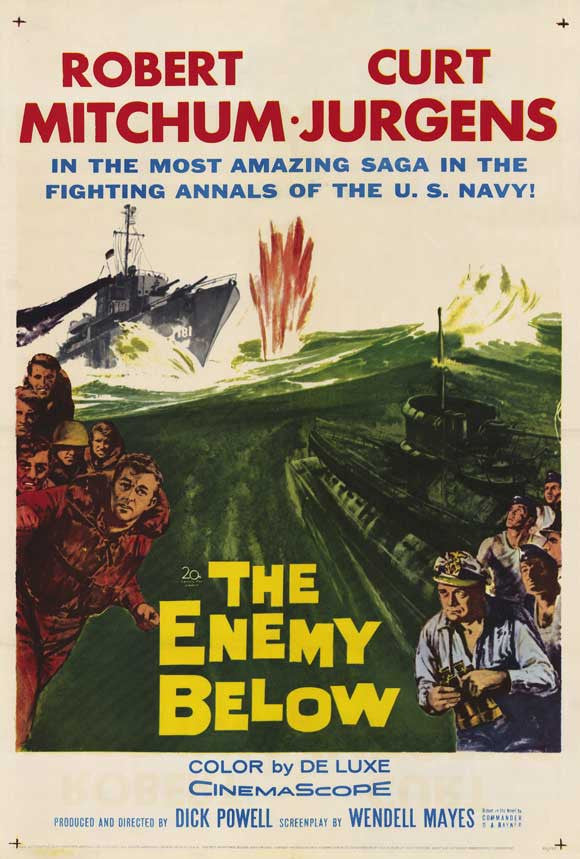 The Enemy Below Movie Poster Print (11x17)