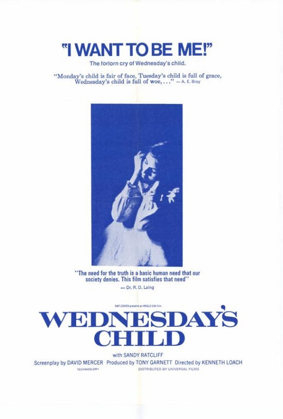 Wednesdays Child Movie Poster showcasing cinematic art