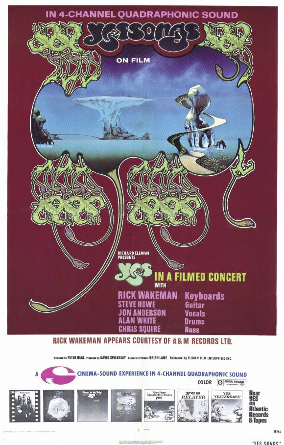 Yessongs Movie Poster Print - 11x17 | Posterazzi