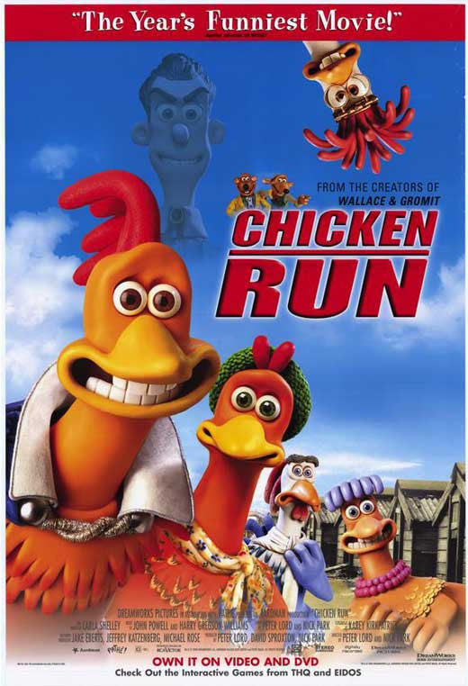 Chicken Run Movie Poster Print (11x17) - Perfect for Home Décor