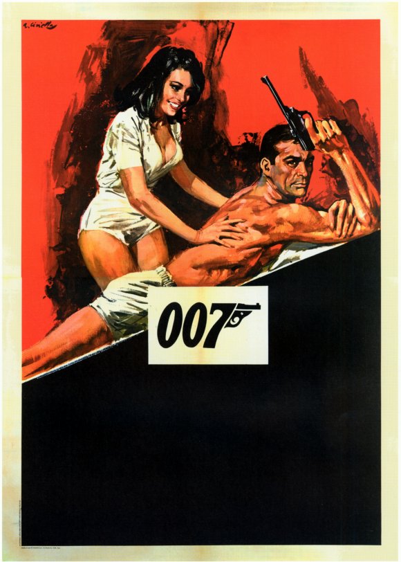 Thunderball Movie Poster Print featuring James Bond