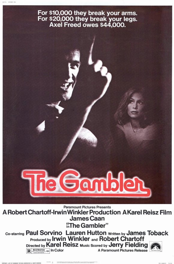 The Gambler Movie Poster Print featuring iconic film imagery.