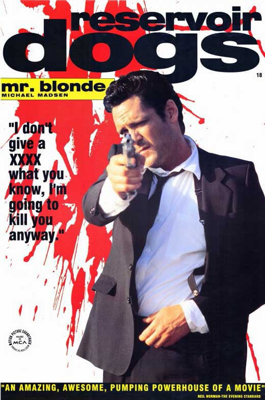 Reservoir Dogs Movie Poster Print - 11x17 | Pop Culture Graphics
