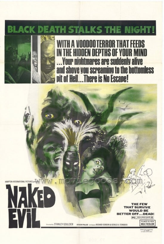 Naked Evil Movie Poster Print showcasing cinematic art.