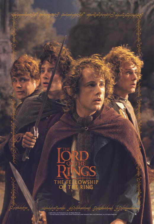 Lord of the Rings: The Fellowship of the Ring Movie Poster Print (11 x 17)