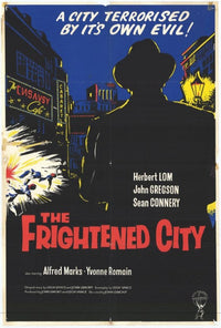 The Frightened City Movie Poster Print featuring dramatic visuals.