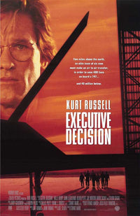 Executive Decision Movie Poster Print showcasing thrilling cinematic visuals.