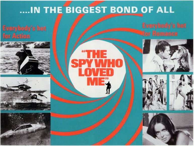 The Spy Who Loved Me Movie Poster Print featuring classic espionage artwork.
