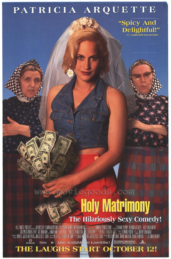 Holy Matrimony Movie Poster Print showcasing love and commitment.
