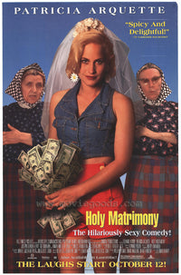 Holy Matrimony Movie Poster Print showcasing love and commitment.