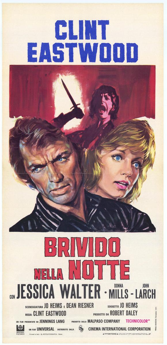 Play Misty for Me Movie Poster Print featuring dramatic visuals.
