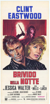 Play Misty for Me Movie Poster Print featuring dramatic visuals.