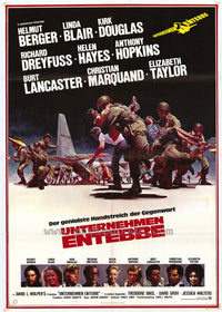 Victory at Entebbe Movie Poster Print showcasing dramatic historical events.