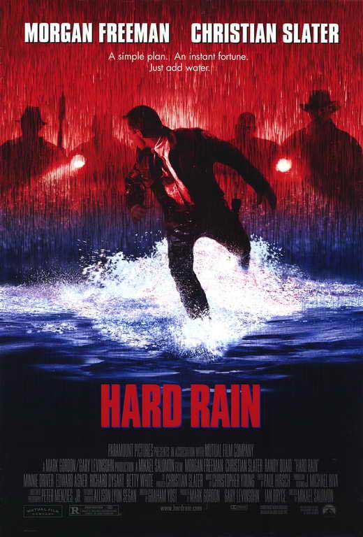 Hard Rain Movie Poster Print showcasing cinematic art.