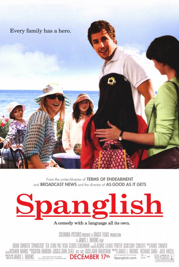Spanglish Movie Poster Print featuring colorful artwork