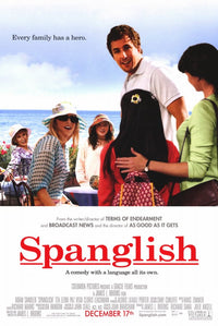 Spanglish Movie Poster Print featuring colorful artwork