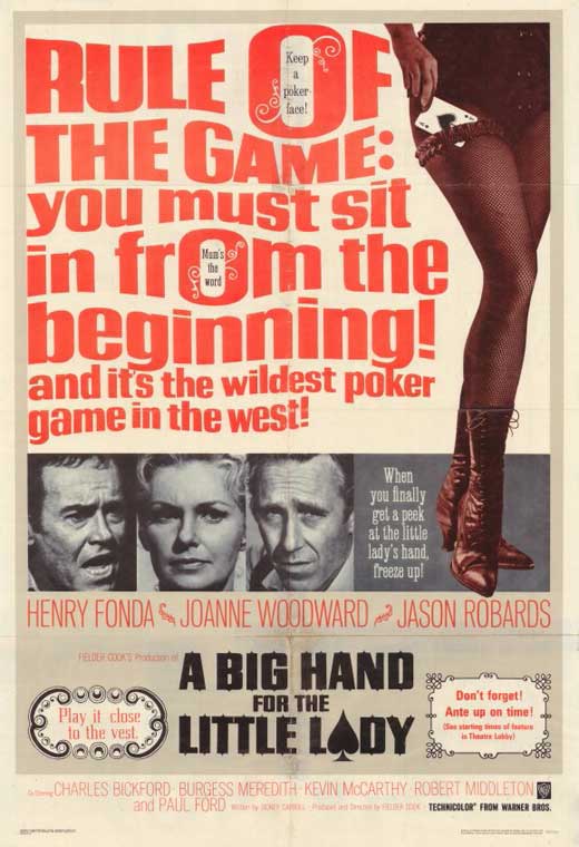 A Big Hand for the Little Lady Movie Poster Print showcasing classic film charm.