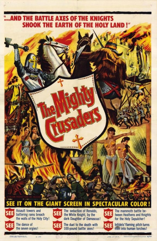 Mighty Crusaders Movie Poster Print - vibrant superhero art