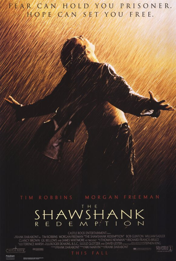 The Shawshank Redemption Movie Poster Print 27x40