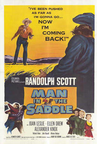 Man in the Saddle movie poster print