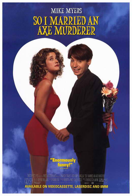 So I Married an Axe Murderer Movie Poster Print showcasing vibrant colors and iconic film imagery.