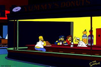 The Simpsons Movie Poster Print in 11x17 size featuring vibrant colors and iconic characters.