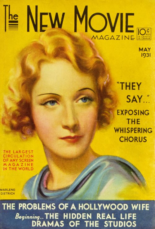 Marlene Dietrich Movie Poster Print showcasing classic Hollywood glamour.