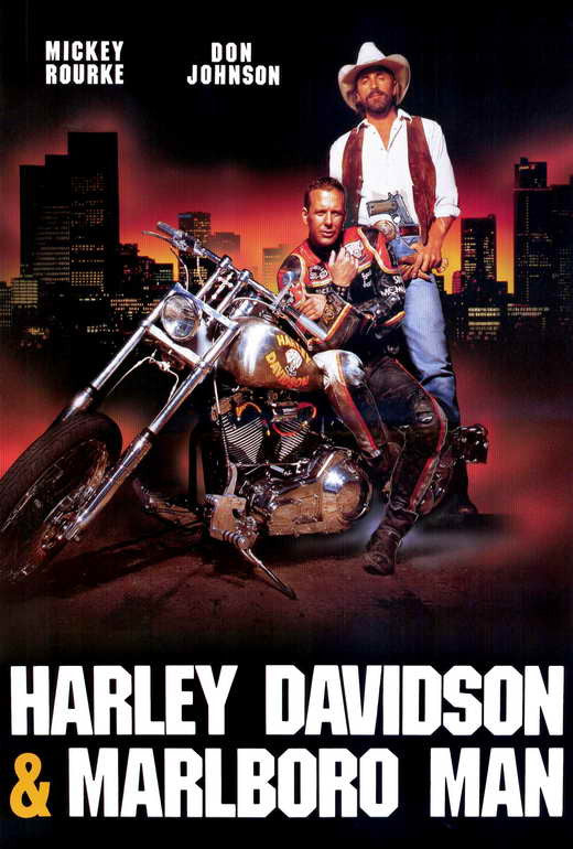 Harley Davidson and the Marlboro Man Movie Poster Print 27x40