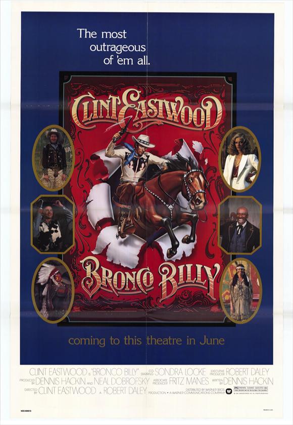 Bronco Billy Movie Poster Print showcasing classic film art.