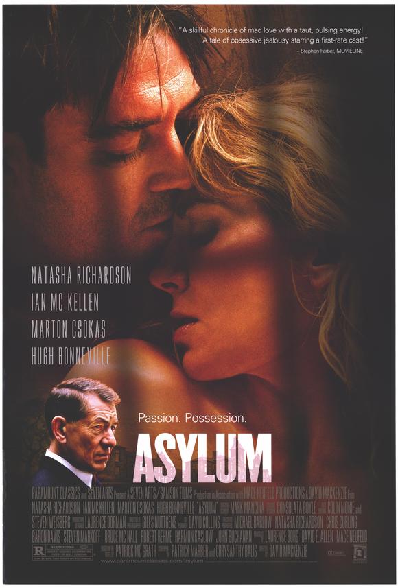 Asylum Movie Poster Print showcasing a chilling visual theme.