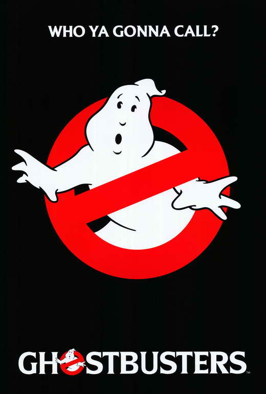 Ghostbusters Movie Poster Print featuring iconic film artwork.