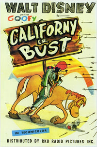 Californy 'er Bust Movie Poster Print showcasing classic cinema art.