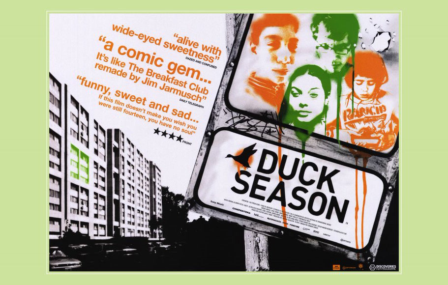 Duck Season Movie Poster Print showcasing vibrant colors and engaging imagery.